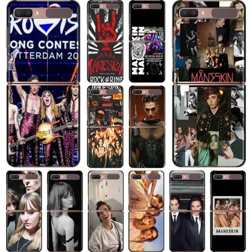 Phone Case For Samsung Galaxy Z Flip 5G Cover Silicone Shell Soft Fundas Black Coque Maneskin Damiano David