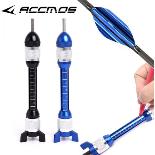 DECUT Archery Arrow Shaft Drawing Straight Lines Tool Hunting Archery DIY Rotary Arrow Feathers Fletching Jig Accessories