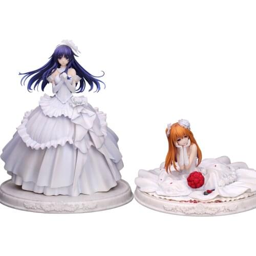 Judai Original Myethos White Album 2 Shiawase no Mukougawa Ogiso Setsuna Touma Kazusa Wedding Ver PVC Action Figure Model Toys