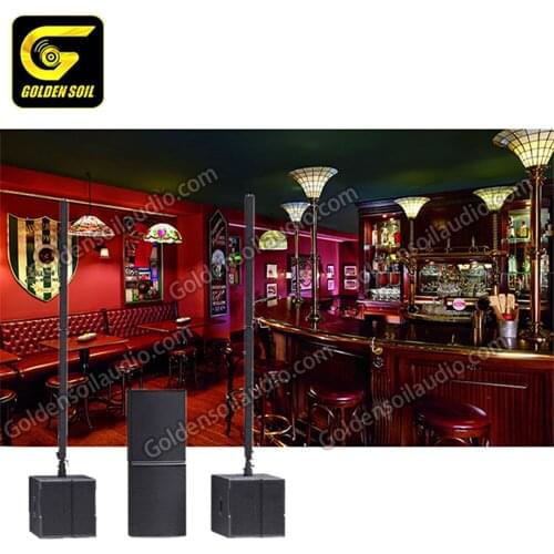 KA162 2 Inch Neodymium Driver Column Speaker Sound System KR402 Active Professional Audio Portable Column Speaker