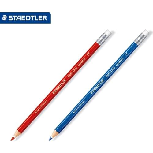 STAEDTLER 14450 Colored Pencils Red/Blue Erasable Pencil Design Draw Write Stationery Supplies 12pcs/box