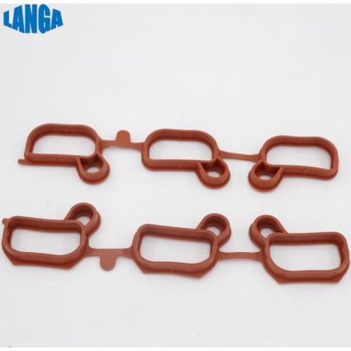 Engine Intake Manifold Gasket Set Manifold to Cylinder Head Profile Gaskets For BMW E46 330Ci 325i M54 OE: 11611436631
