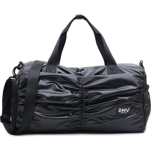 2022 New Women Training Yoga Bag Light Handbag Female Luggage Bag Overnight Bag Fitness Oxford Big Bag