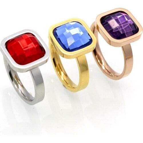 SALE European Stainless Steel ring RING Female Compatible With Pan Simple Temperament Wild Anti-allergic WOMAN Christmas gift