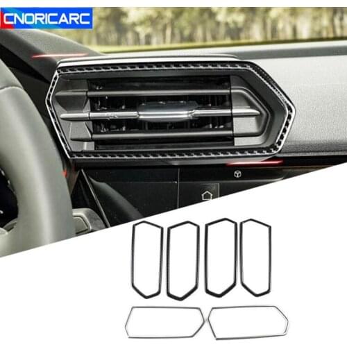 Car Styling AC Front Air Outlet Frame Sticker Cover Trim For Audi A3 2021 Air Vent Stainless Steel Interior Accessories