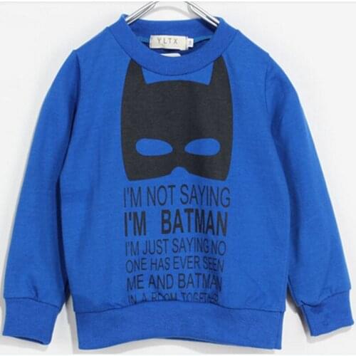 Boys sweatshirts 2 Colors Fashion Active Full Sleeve Children Sweatshirt Boy Hoodies Kids Sweaters moleton infantil 2-8 Age