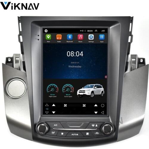 Vertical screen car GPS navigation DVD player for TOYOTA RAV4 2008 2009 2010 2011 2012 auto stereo multimedia player radio IPS