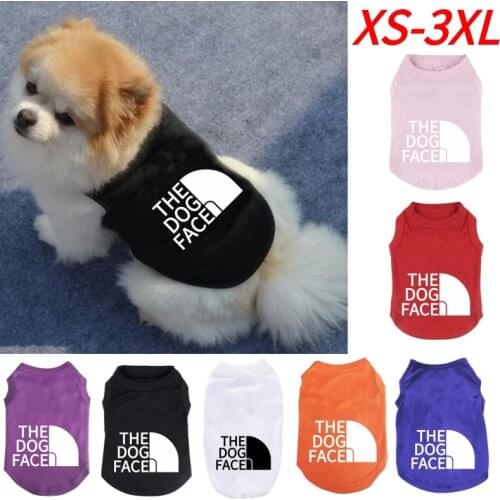 Dog Vest Breathable Dog Cotton T Shirt Clothes For Small And Medium Dogs Cute Printed Spring Summer Cat Puppy Sleeveless Vest