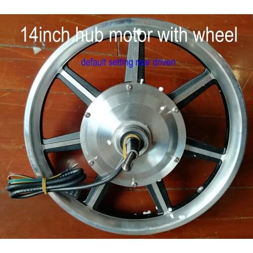 14inch BLDC Hub Motor with Hall Sensor 24v36v48v for Electric Bicycle MINIMOTO skataboard SCOOTER Folding Lithium Bike ATV MTB