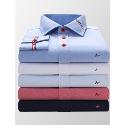 2020 camisa aramis High Quality Fall Long Sleeve Formal Shirt Camisa Social Masculina Casual Slim Mens Shirt