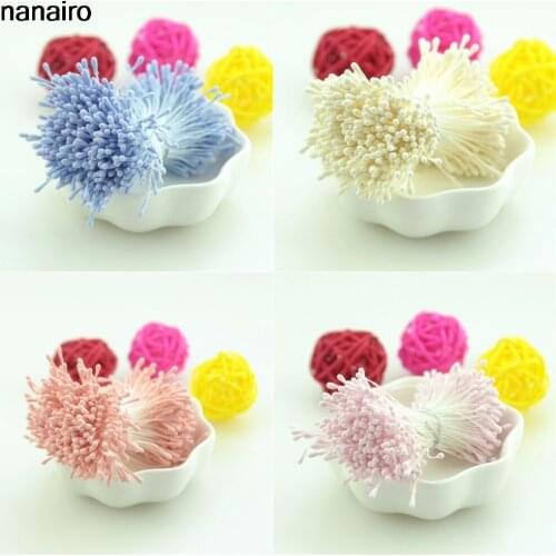 3900pcs 1.5mm Heads Mini Flower Stamen Pistil Wedding Decoration Scrapbooking DIY Artificial Cards Cakes Flowers Accessories