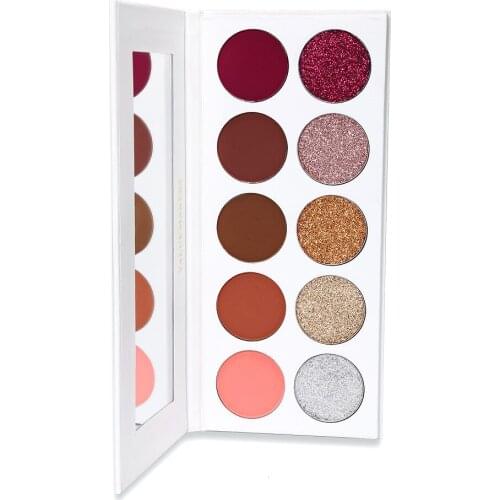 5 Pieces Neutral Eyeshadow Palette Private Label Glitter Matte Shimmer Pigment Eye Shadow Custom Makeup