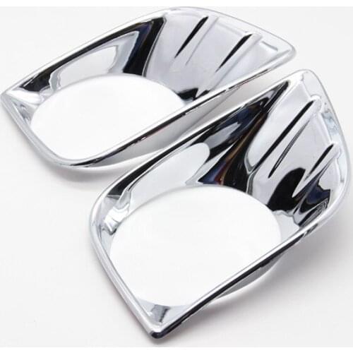 ABS chrome for toyota prado 150 accessories front fog light cover trim fit prado fj150 2010 2011 2012 2013 lamp hood car styling