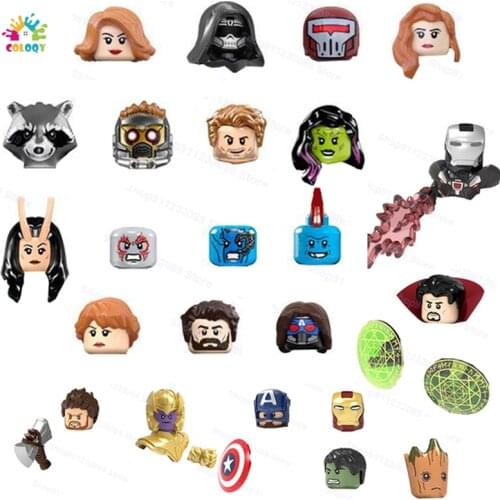 Disney Blocks Avengers Building Blocks 8pcs/lot Iron Man Bricks Captain Action Figures Toys For Kids Gifts Children BIrthday