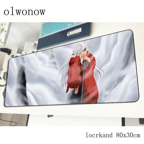 Inuyasha mousepad gamer Colourful 800x300x3mm gaming mouse pad Christmas gifts notebook pc accessories padmouse ergonomic mat
