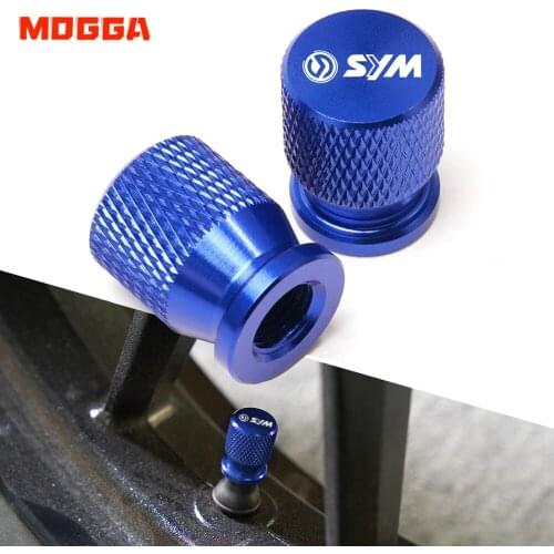 Wheel Tyre Valve Covers Cap For SYM Joymax Z 125 200 250 300 GTS 250i 300i T3 Maxsym 400 600i TL 500 Joyrides CRUISYM 300 Blue