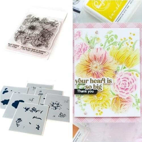 Best Of Everything Floral Cutting Stamps Stencil Scrapbook Diary Decoration Stencil Embossing Template DIY Greeting Card 2021new