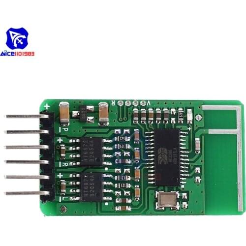 Diymore Bluetooth 5.0 Receiver Module BK3266 Amplifier Stereo Audio Driver Board 3W+3W/5W+5W DC 3.6 -5.5V Mini Amp Module