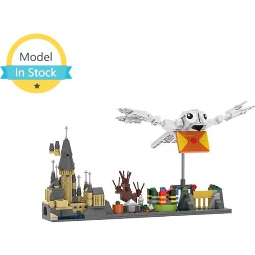 2021 new MOC Back to the Future City Desert Castle Skyline Building Blocks Model Puzzle Educational Bricks Set Kids Toys Gifts
