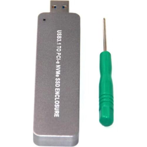 NEW SSD Case LM903 USB3.1 to PCI-E NVME M.2 TYPE-A SSD Hard Disk Box Adapter Card External Enclosure Case for 2242/2260/2280 SSD