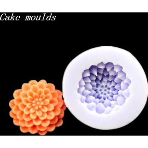 Wholesale Silicone mold RS081 Mini daisy shape Resin flower mold Fondant cake mold Free shipping