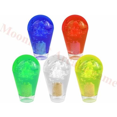 Oval Top Ball LED Joystick Crystall Topball Arcade Joystick Ball Head American Style Arcade Cabinet Zippy Sanwa Replacement