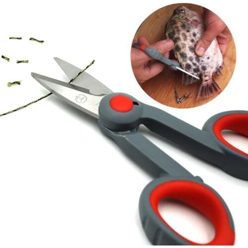 Portable Fishing Plier Cut PE Line Stainless Steel Scissor for Fishing Scissor Braid Line Lure Cutter Plies Carp Fishing Tools