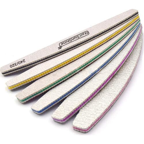 Professional Nail Art Files 100/180 Nails Accessoires Gel Nail Polish Polishing Pedicure Manicure Buffers Nail Care Tools Kits