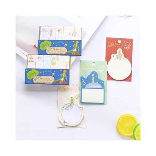 30 Sheets/Pack Cute Little Prince Memo Pads N Times Sticky Notes Index Paper Driver Stickers Self-Adhesive Sticky Paper Bookmark