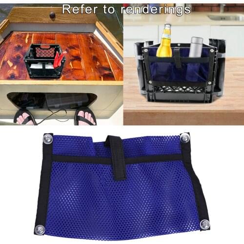 Kayak Canoe Storage Bag Sturdy Mesh Sleeve Container Pouch Practical Fishing Boat Tackle Box Wine Pack Holder Travel Gear Supply