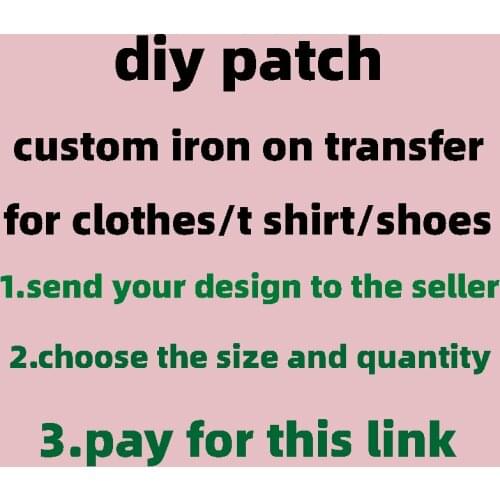 Custom Design Logo Patches Thermal Stickers on Clothes Fabric Iron-on Transfers for Clothing Thermoadhesive Patch Diy Applique