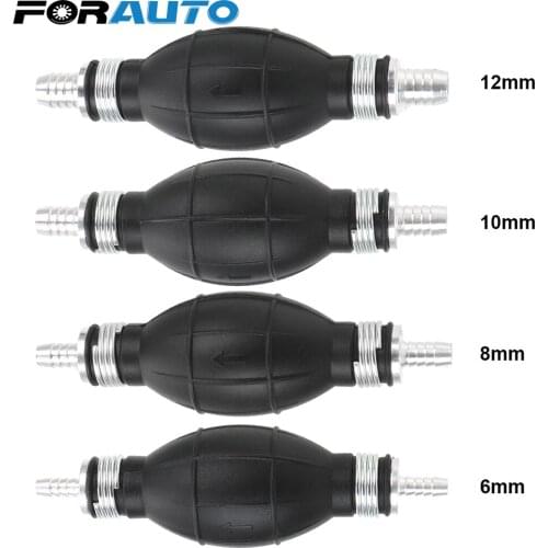 Fuel Pump All Fuels Length Used Rubber Aluminum Hand Fuel Pump 6mm 8mm 10mm 12mm For Car Outboard Line Hand Primer Bulb