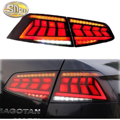 Rear Driving Lamp + Brake + Reverse + Dynamic Turn Signal Car LED Taillight Tail Light For Volkswagen Passat B8 2017 2018 2019