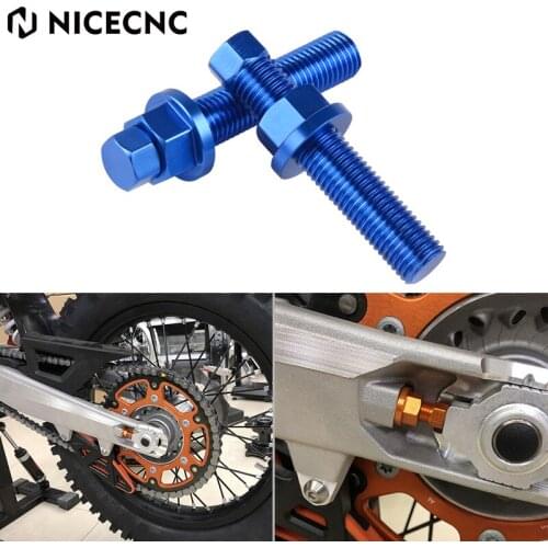 M10X50 Motorcycle Rear Axle Blocks Chain Adjuster Bolt For Husqvarna TE FE TC FC TX FX 125 200 250 300 350 450 500 701 2014-2021