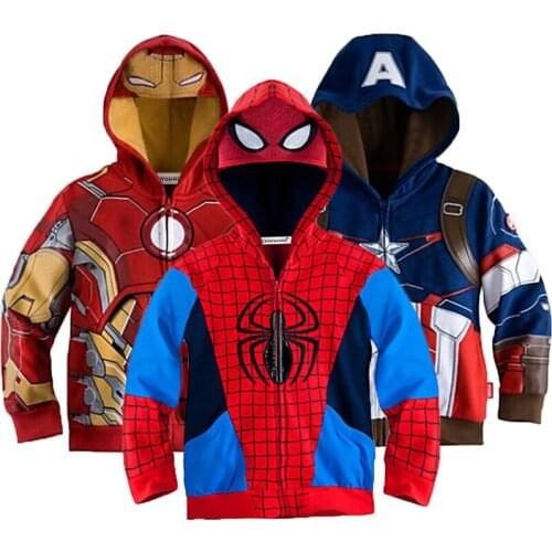 Winter Jacket Autumn Boys Coat Jackets Fashion Boys Cartoon Coats for Children Jackets Outerwear Kids Clothes