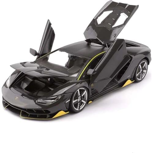 1:18 scale Diecast LP770-4 Sports Car Model Simulated Alloy Car toys model with Steering wheel control front wheel steering
