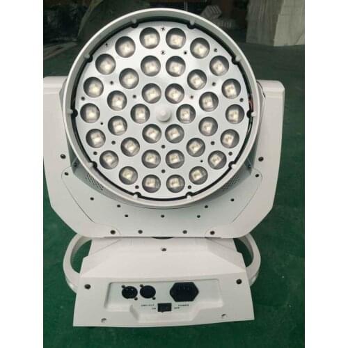 10pcs/lot white housing touch screen 36*15W 5 in 1 RGBWY LED moving head zoom wash disco light for dj equipment party night club
