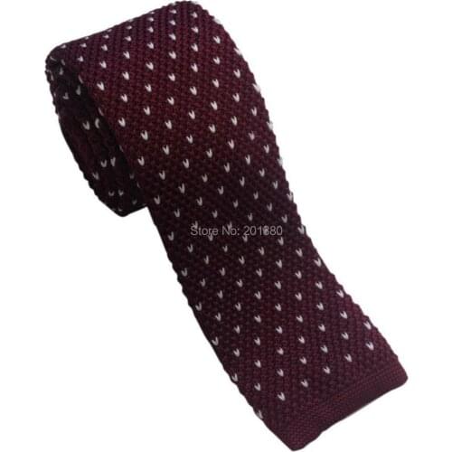 2018 stripe knitted Ties neck Tie Mens necktie Polyester wool cravat high quality