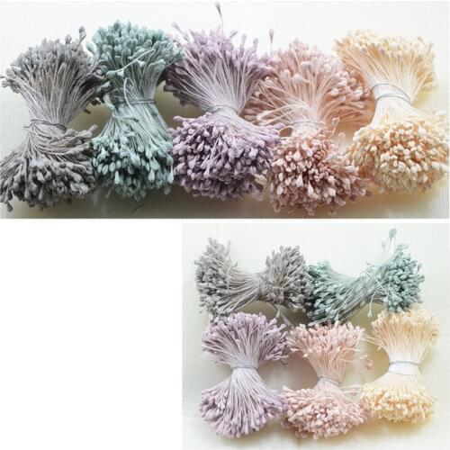 360 Pieces 6cm bright and vibrant Artificial Pearl Heads Flower Stamen Pistil for Making Cake Decorating Artificial Flower