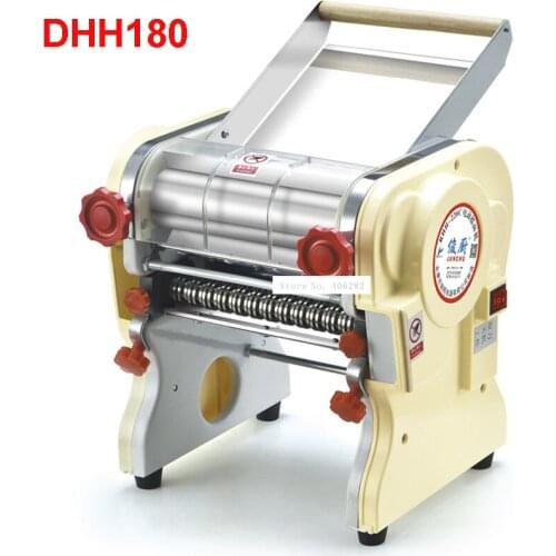 DHH180 Stainless steel household electric pasta pressing machine Ganmian mechanism commercial Electric Noodle Makers 110V/ 220V