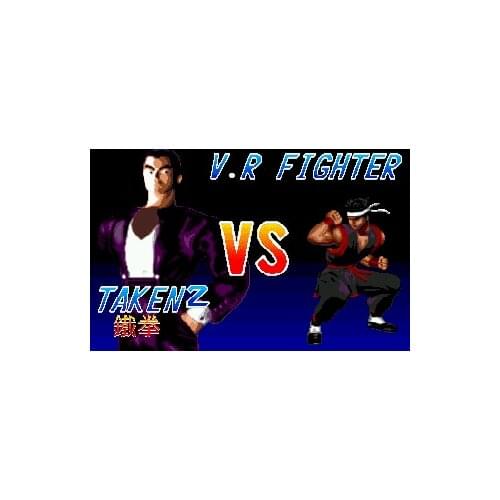 Teken 2 VS V.R Fighter 16 bit SEGA MD Game Card For Sega Mega Drive For Genesis