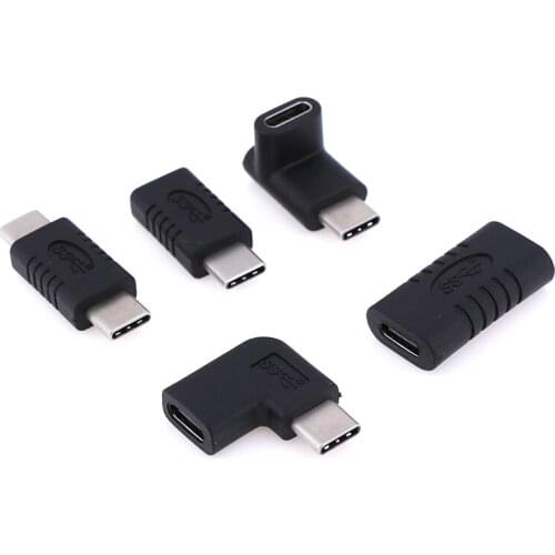 Hot sale Right Angle USB 3.1 Type C Male to Female USB-C Converter Adapter for Smart Phone for Samsung