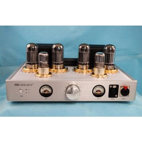 Little Dot MK 6+ fully balanced vacuum tube amp, 6080+6H9C tube HiFi tube amplifier power amplifier, SNR 92dB, distortion 0.02