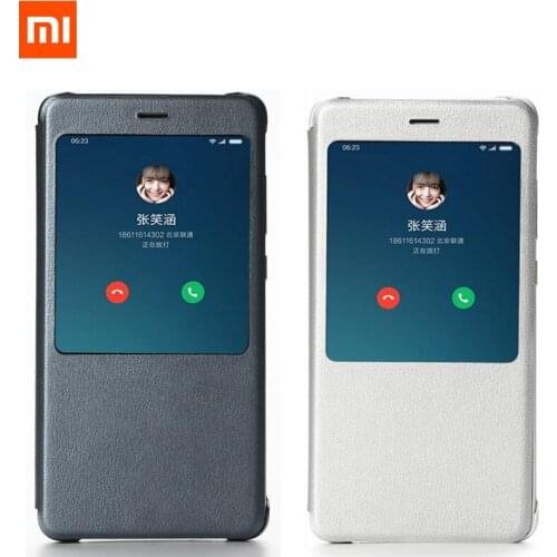 Original Xiaomi Redmi Note 4 Case /Redmi Note 4X Cover 5.5" Flip PU Leather Case Global Redmi Note4 Prime Note4x Pro Phone Cover