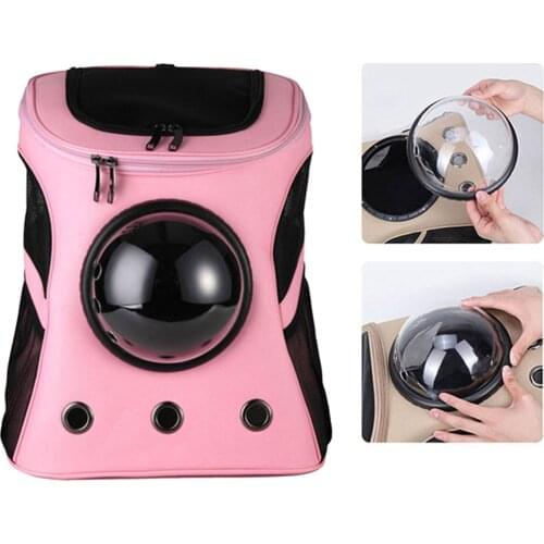 Portable Pet Carrier Dog Bubble Backpack Carry Bag Outdoor Handbag Knapsack