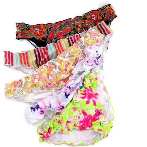 Women Bikini Bottom Biquini Printing Swimwear Bikinis Swimsuit Brand swim suit Sexy Secret Brazilian Mix Bottoms