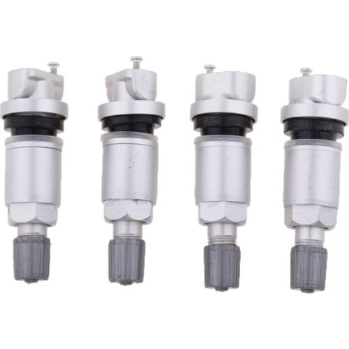 4X Car TPMS System Tyre Tire Pressure Sensor Valve Stem Repair Kit For Mazda Jeep Land Rover 55mmx15mm Dropship