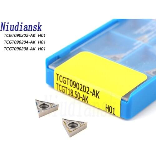 TCGT090202 TCGT090204 TCGT090208 AK H01 Aluminum turning tool milling insert CNC Lathe Tool Inserts Aluminum Processing