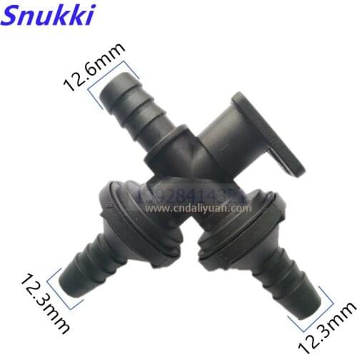 High quality ID10 plastic one-way valve non-return valve one way valve air pump vacuum check valve special for BYD 1pcs