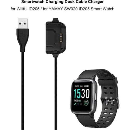 1m/ 3.28ft Smart Watch Charging Line USB Charger Cable For Willful Willful ID205 Fast Charging Compatible For YAMAY SW020 ID205